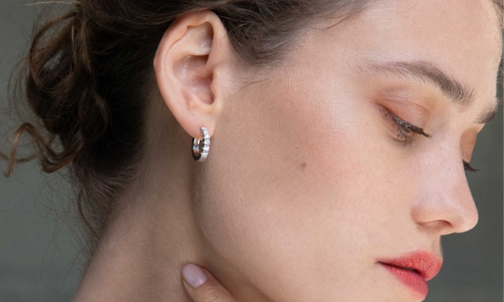 Caroline Svedbom Siri Black Diamond Earrings  Sheenas Boutique Ireland