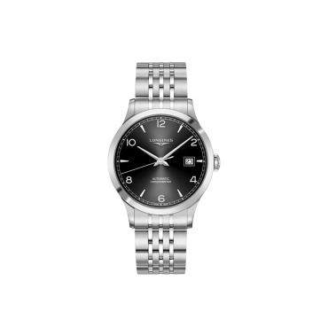 Longines Record Automatic  40mm Black Dial Stainless Steel Bracelet
