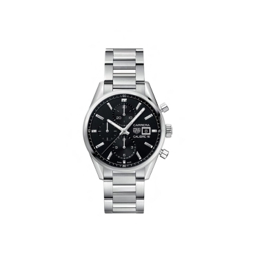 TAG Heuer Carrera Automatic 41mm, Black Dial Stainless Steel Bracelet