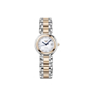 Longines PrimaLuna 26.5mm Mother-of-pearl Dial  Stainless Steel and 18k Rose Gold Bracelet
