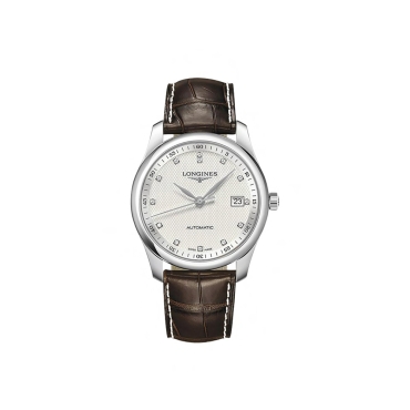 Longines Master Automatic 40mm Silver Dial Leather Strap