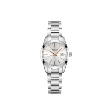 Longines Conquest 29.50mm Silver Dial Stainless Steel Bracelet