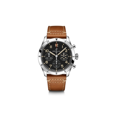 Breitling Classic AVI Chronograph 42 P-51 Mustang Leather Strap
