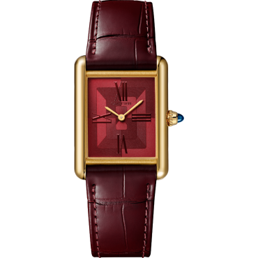 Tank Louis Cartier Watch, Large Model, Manufacture Mechanical Movement, Manual Winding, Yellow Gold