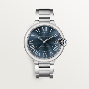 Ballon Bleu de Cartier Watch, 40mm, Blue Dial, Steel Bracelet