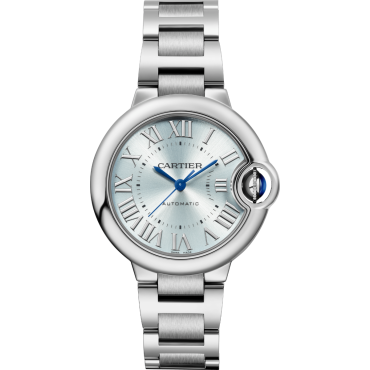 Ballon Bleu de Cartier Watch 33 Mm, Automatic Movement, Steel 