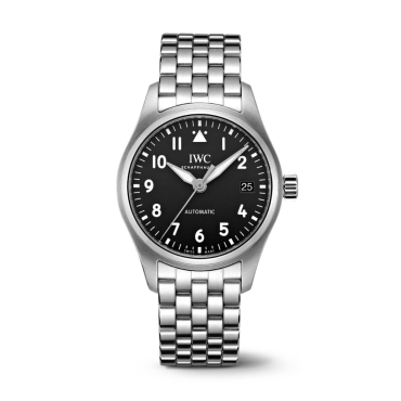 IWC Pilot's Watch Automatic 36mm Black Dial Stainless Steel Bracelet