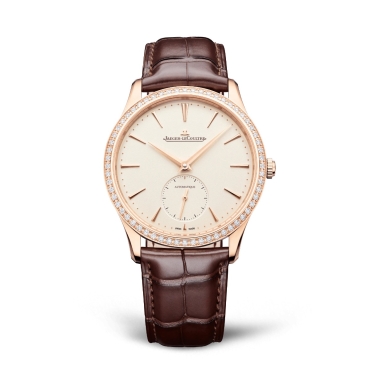 Jaeger-LeCoultre Master Ultra Thin  Small Seconds, 39mm Brown Leather Strap