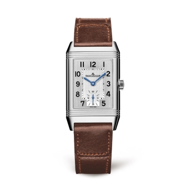 Jaeger-LeCoultre Reverso Classic  Medium Duoface Small Seconds Brown Leather Strap