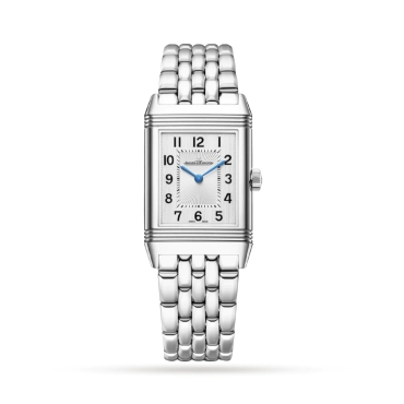 Jaeger-LeCoultre Reverso Classic Small  Silver Dial  Stainless Steel Bracelet