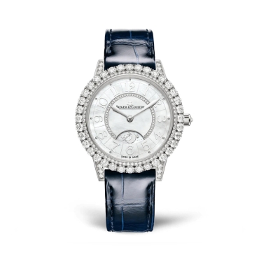 Jaeger-LeCoultre Dazzling Rendez-Vous   Night &amp; Day, Mother-of-pearl Dial   Blue Leather Strap