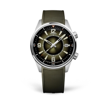 Jaeger-LeCoultre Polaris Date 42mm Green Dial Stainless Steel Green Rubber Strap
